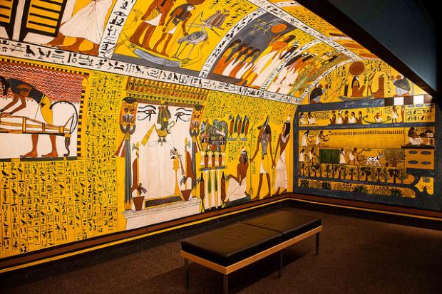 Camosun Anthropology class stages mock Egyptian funeral at Royal BC Museum