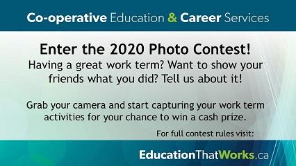 Enter the 2020 Photo Contest - Co-operative Education and Career Services