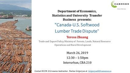 Canada-U.S. Softwood Lumber Trade Dispute Presentation
