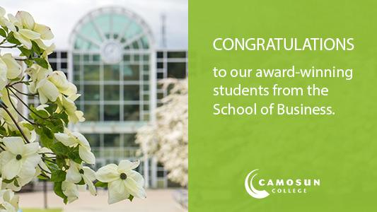 Camosun’s School of Business celebrates its award-winning students for 2020