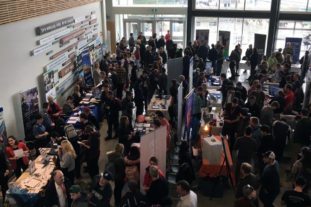 Camosun career fair breaks attendance record; employers hire students on the spot