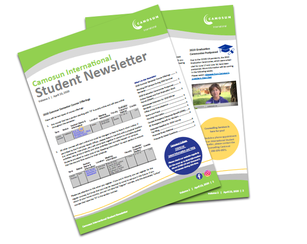 Camosun International Student Newsletter