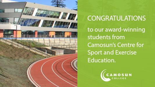 Camosun’s Centre for Sport and Exercise Education recognizes its 2020 award-winning students